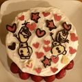 なおすけ。's cooksnap of when they made オラフでケーキ♡.