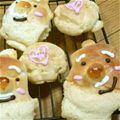 はるななひ's cooksnap of when they made メロンパンの皮生地（クッキー生地）.