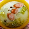 えみちょりん♪'s cooksnap of when they made 寒い日の朝食は♡白菜のミルクスープ.