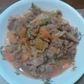 こんこんわきみず's cooksnap of when they made 豚肉とキャベツの甘辛ミソ炒め☆.