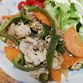 クックHBQ370☆'s cooksnap of when they made 簡単！豚バラ肉とピーマンの塩レモン炒め♪.
