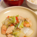 miumiuymym's cooksnap of when they made ささみと白菜の中華炒め.