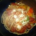 miomioko's cooksnap of when they made 昔懐かし！でも新しい！大人のナポリタン☆.