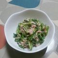 どんあき's cooksnap of when they made 春菊のツナ和え.