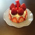 クリープ大好き's cooksnap of when they made 離乳食☆1歳のバースデーケーキ.