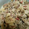 しょうがチューブ's cooksnap of when they made レンジで簡単☆キャベツとカニカマの丼♪.