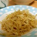 政志っす's cooksnap of when they made ペペロンチーノ風味のもやし炒め.