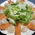 ogamonja's cooksnap of when they made 炙りｻｰﾓﾝとほたてのｶﾙﾊﾟﾁｮ風★.