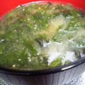maruru-nn's cooksnap of when they made 春菊のごま味噌汁.
