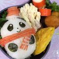 うっちゃん❤'s cooksnap of when they made キャラ弁☆コロコロパンダサンタ.
