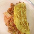クックPB5WVW☆'s cooksnap of when they made ☆相性バッチリ！キムチ納豆オムレツ☆.