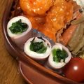 ズボラおかん's cooksnap of when they made ホウレン草とハムチーズのくるくる巻き.