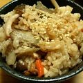 キキラーラ's cooksnap of when they made 簡単。鶏とごぼうの炊き込みご飯.