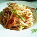 胃袋わっしょい's cooksnap of when they made 冷蔵庫にあるもので☆コク旨焼きうどん♬.