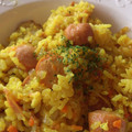 ☆ｷｬｻﾘﾝ☆'s cooksnap of when they made 茸とウインナーの炊き込みカレーピラフ♫♬.