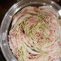 kate chopin's cooksnap of when they made 白菜と豚バラの花鍋.