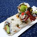 ちー（・＿・）'s cooksnap of when they made 太巻き寿司で★ブッシュドノエル★.