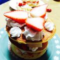 ★若にゃん's cooksnap of when they made クリスマスのデコレーションパンケーキ.