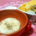 akizaburo's cooksnap of when they made 簡単チーズフォンデュ＆蜂蜜チーズトースト.