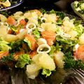 chi40's cooksnap of when they made サーモンマリネとグレープフルーツサラダ　.