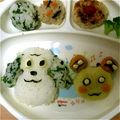 へるしあ's cooksnap of when they made １歳お誕生日プレート♪ワンワンとうーたん.