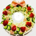 あやかayk's cooksnap of when they made クリスマスにピッタリ☆リースサラダ.