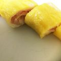 くるみミルクティ's cooksnap of when they made 巻き簡単＊彩りハム卵焼き.