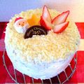 くま＆みゅう's cooksnap of when they made お抹茶ケーキwithホワイトチョコ.