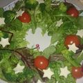ameangel's cooksnap of when they made クリスマスリースサラダ.