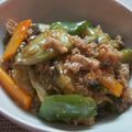 ploco's cooksnap of when they made 甜麺醤なくても本格的★麻婆茄子★.