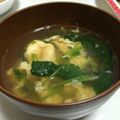 peachパイ's cooksnap of when they made ＊簡単＊三つ葉のかき玉汁＊.