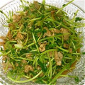 ☆mew☆'s cooksnap of when they made 豆苗とネギの柚子胡椒サラダ.