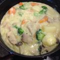 ぶ〜こ♡'s cooksnap of when they made 簡単！ルクルーゼでホワイトシチュー.