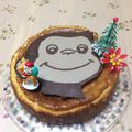 ラムちゃんズ's cooksnap of when they made おさるのジョージケーキ.