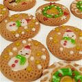 KOU1987's cooksnap of when they made X'masツリーに飾るアイシングクッキー.
