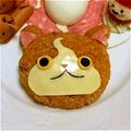ぽめchan's cooksnap of when they made 妖怪ウォッチキャラ弁＊まんまるジバニャン.