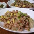 a_a_kumako's cooksnap of when they made ○納豆レタスチャーハン○.