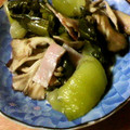 のじまさん's cooksnap of when they made チンゲン菜とマイタケの黒こしょう炒め.