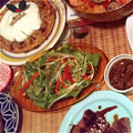 はわわわ's cooksnap of when they made ベビーリーフ かいわれ 胡桃 前菜サラダ.
