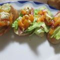 miyuki12's cooksnap of when they made 柿＊カッテージチーズ＊生ハムのトースト.