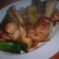 Jock's cooksnap of when they made おネギが絶品♪鶏肉と葱の焼き鳥風炒め.