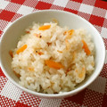 トマトマナ's cooksnap of when they made 桜えびと人参のおこわ….