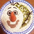 ☆koronta☆'s cooksnap of when they made オラフ 立体ケーキ☆アナと雪の女王.