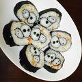 うさ15's cooksnap of when they made 簡単！雪だるま海苔巻き☆.