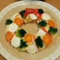 yuuchhichi's cooksnap of when they made クリスマス♪リースのポテサラ☆.