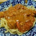 tanikana14's cooksnap of when they made アメリケーヌソースの海老パスタ.