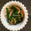 クックFELDTA☆'s cooksnap of when they made 5分でほうれん草とあげの煮浸し.