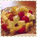 nakamucchi's cooksnap of when they made おもてなしに♪胡麻油アレンジのカプレーゼ.
