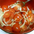 ＊＊aco＊＊'s cooksnap of when they made 簡単お通し☆トマトと玉ねぎのマリネ.