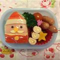 ♡カリメロ♡'s cooksnap of when they made クリスマスにいかが？サンタのサンドイッチ.
